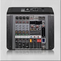 Console de mixage numérique 6 à 8 canaux, contrôleur DJ/console de mixage audio, haut-parleur, mixeur professionnel, mixeur audio numérique, mixeur audio alimenté