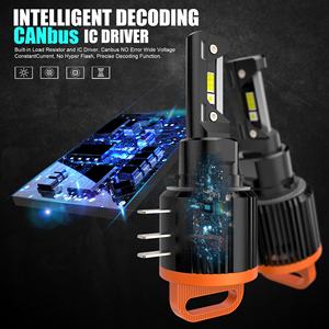 Sunshiny, nuevo estilo, modelo de llave, H4 LED faro delantero, 100W, 12000LM, sistema de iluminación automático, faros delanteros LED H4, bombillas LED H4 - Product Image 5