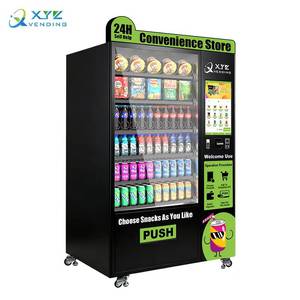 ตู้จำหน่ายสินค้าอัตโนมัติ XYZ 60 ช่อง แบบตู้เดียว รับเหรียญ ธนบัตร บัตร พร้อมตัวเลือกเครื่องดื่มเย็นและขนมขบเคี้ยว พร้อมหน้าจอสัมผัส - Product Image 1