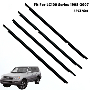 4pcs Karet Pintu Jendela untuk <span class=keywords><strong>Toyota</strong></span> Land Cruiser Lc100 untuk Lexus Lx470 1998-2007 <span class=keywords><strong>Strip</strong></span> Jendela Pintu Bingkai Perak - Product Image 6