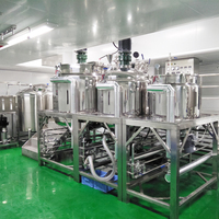 Mélangeur industriel 2000L avec homogénéisateur en acier SUS316L multifonctionnel pour produits chimiques, transformation alimentaire et usage cosmétique