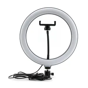 Phone Holder For Video For Youtube Live Tik Tok 10 Inch Led Lamp Camera Selfie Ring