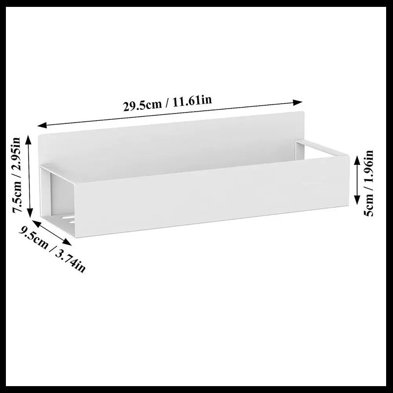 White L(BOX+2 PLASTIC HOOKS)