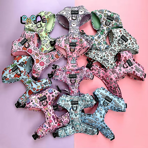 Arnés de Navidad personalizado OEM/ODM para perros Conjunto de arnés y <span class=keywords><strong>collar</strong></span> de correa de perro de moda de neopreno de gran oferta con MOQ bajo - Product Image 3