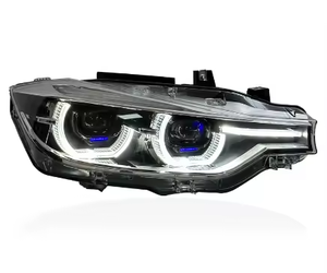 ไฟหน้า LED สัญญาณไฟเลี้ยว คุณภาพสูงแบบใหม่ ติดตั้งง่าย ไฟหน้าสำหรับกลางวัน 6000K สำหรับรถยนต์ซีรีส์ 3 รุ่น F30 F31 F35 ปี 2013-2018 12V 6000 ลูเมน - Product Image 4