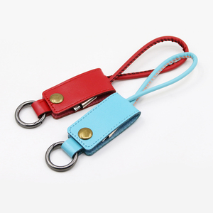 Khuyến Mại Quà Tặng <span class=keywords><strong>USB</strong></span> Bộ Sạc Điện Thoại Di Động Cho Móc Chìa Khóa Của Bạn Trong Màu Đen 3 Trong 1 Đa Keychain Da sạc Cáp - Product Image 4