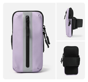 Custom Unisex Waterproof Oxford <b>Tablet</b> Armband <b>Bag</b> for Night Running Fitness Fashion Stylish Wrist Jogging Arm <b>Bag</b> Compatible - Product Image 6