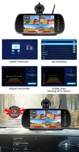 Digitale Senza Fili 7 Pollici Auto DVR <span class=keywords><strong>Specchietto</strong></span> retrovisore schermo Modulare con BSD retromarcia Kit di retromarcia per <span class=keywords><strong>Camper</strong></span> Rv - Product Image 2
