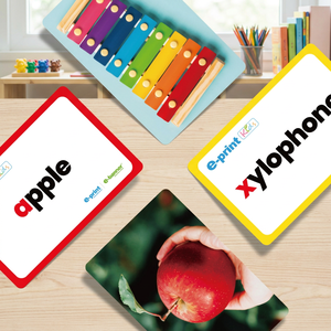 Cartes Cognitives avec Images Réelles pour la Reconnaissance des Personnages, 26 Lettres, Format 80x120mm, Âge 2-3 Ans, Matière 300g, Marque E-print - Product Image 2