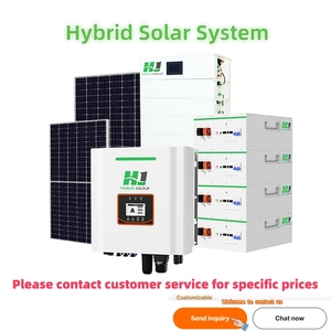 HJ hoàn thành 10KW năng lượng mặt trời hệ thống điện 5KW 15KW 20kW 30Kw lai năng lượng mặt trời hệ thống tấm cho nhà - Product Image 5