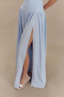 Robes décontractées pour femmes à la mode, tube top, décolleté plongeant, volants, robe enveloppante à ourlet large