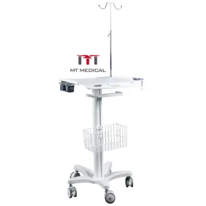 MT MEDICAL Equipment Hospital ABS Workstation Crash Cart Movable Computer Trolley For Patients