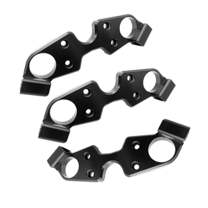 Chất Lượng Cao Giá Rẻ Tùy Chỉnh <span class=keywords><strong>CNC</strong></span> Gia Công Phần Cắt/Phay/Quay/Anodized Xe Đạp/Xe Máy Ba Cây Kẹp Ngã Ba - Product Image 2