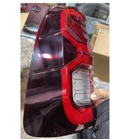 Feu arrière LED avec lettres pour Toyota Hilux Vigo 2005-2015, feu arrière sans clignotant séquentiel, feux stop arrière