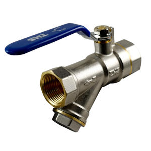 Válvula de Bola de Latón de 1/2" con Filtro Integrado |   Sistema Anti-Derechos Obstruyentes |   THS Thermostyle ® - Product Image 1