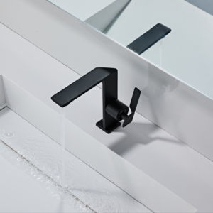 <span class=keywords><strong>Rubinetto</strong></span> Miscelatore Monocomando per Lavabo in Ottone Massiccio di Alta Qualità, Acqua Calda e Fredda, Anticorrosione, Durevole, Montaggio su Piano, Foro Singolo - Product Image 6