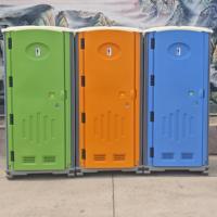 Toilettes portables de bonne qualité, couleur personnalisée, toilettes sèches mobiles avec grande cuve de récupération des eaux usées