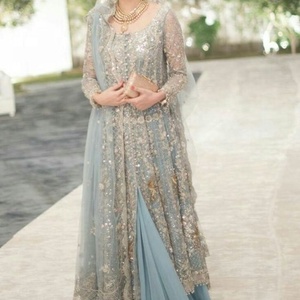 --New---Trendy-Stunning <b>Jacket</b> with Lehenga Dress with Elegant Embellished in crystal glass beads stone work for Wedding=2021 - Product Image 1