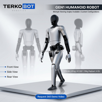 Robot Humanoide Bípedo TERKOBOT Gen1 de Fábrica con Caminata Autooptimizada y Equilibrio Antidisturbios para la Enseñanza Universitaria de STEM
