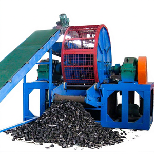 Machine de recyclage de pneus d'occasion entièrement automatique de Chine avec moteur et système de sécurité élevé, respectueuse de l'environnement, à vendre - Product Image 1