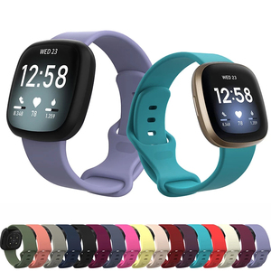 <span class=keywords><strong>Bracelet</strong></span> en Silicone coloré à dégagement rapide pour <span class=keywords><strong>fitbit</strong></span> Sense /<span class=keywords><strong>Fitbit</strong></span> <span class=keywords><strong>Versa</strong></span> 3/4 <span class=keywords><strong>bracelet</strong></span> de montre intelligente - Product Image 1