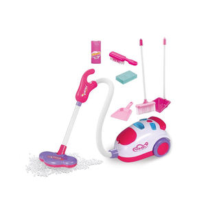 Ensemble de vaisselle en plastique <span class=keywords><strong>pour</strong></span> jeux d'imitation, aspirateur jouet à piles avec lumière HC460650 - Product Image 1