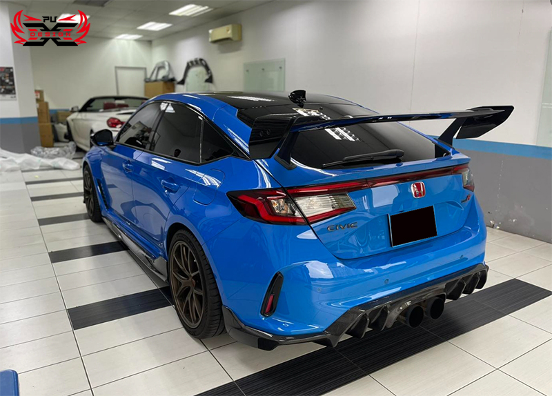 car rear diffuser honda civic type r fn2