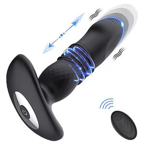 Vibrador Anal Telescópico de Alta Calidad con Control Remoto, Estimulador de Próstata, Vibrador Masculino - Product Image 1