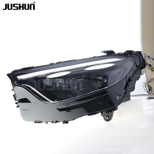 Ensemble de phares LED JUSHUN pour <span class=keywords><strong>Mercedes</strong></span>-Benz 2023-2025 X254 GLC 400 <span class=keywords><strong>350</strong></span> 300 Glc63, design géométrique multibeam, nouveau - Product Image 2