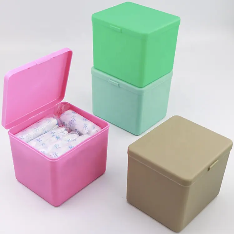 Kotak Warna-warni Pena Kuas Makeup, Kotak Kemasan Organizer Pensil Alis Tampon Penyimpan Pakaian Dalam