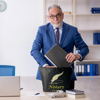 Sac de sécurité portable pour objets de valeur, sac de dépôt bancaire pour argent liquide, sac de notaire étanche avec 2 clés et serrure