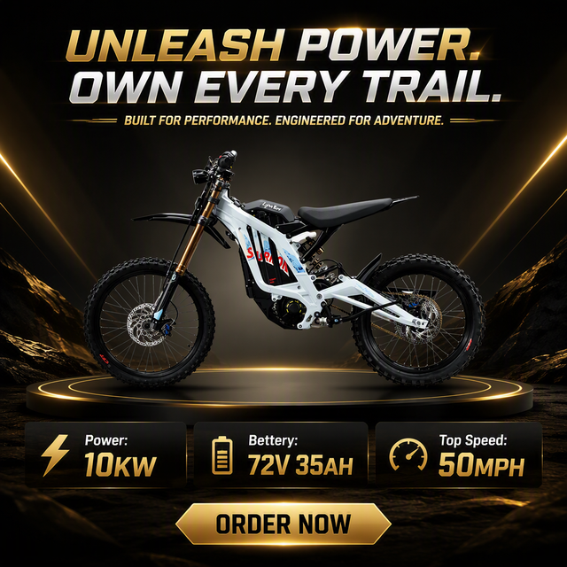 Newest Model Surron 2026 10kw surron Light Bee X Off-road Electric Motorcycle Unrivaled Power and Performance Electric Dirt Bike