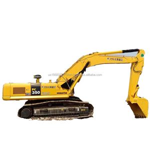 Excavatrice sur chenilles hydraulique Komatsu PC350 d'occasion, Komatsu 35 tonnes, prix bas, d'occasion du Japon, en stock - Product Image 1