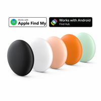 Traceur GPS Wi-Fi double système compact anti-perte, localisateur d'objets portable pour clés et bagages