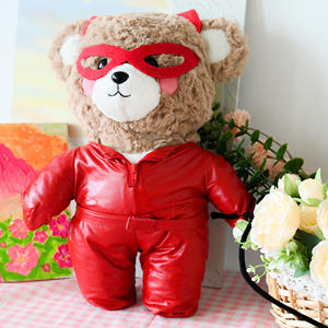 Peluches de Moda, Peluche Personalizado con Traje de Cuero, Osito de Peluche, Muñeco de Peluche Creativo Personalizado para Niños, Regalos - Product Image 5