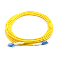 SC/UPC Cabo Yellow LSZH SM MM single core fibra optica patch cord optic fiber sc