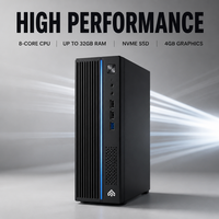 PC Desktop Kantor Profesional Zhaoxin 8 Core KX-U6780A 2.7GHz 16GB DDR4 512GB NVMe SSD LCD untuk Bisnis