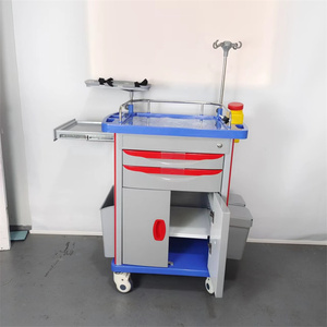 BT-EY002B y tế nhựa di động đặc điểm kỹ thuật cho trường hợp khẩn cấp tai nạn giỏ hàng ABS khẩn cấp xe đẩy y tế khay xe đẩy - Product Image 4