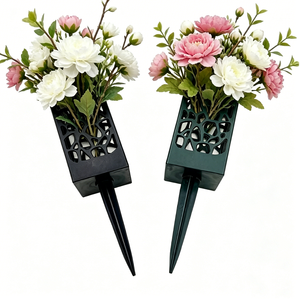 <span class=keywords><strong>Vasi</strong></span> in <span class=keywords><strong>Plastica</strong></span> all'Ingrosso per Fiori Artificiali, Decorazioni Cimiteriali, Vaso per Tombe con Picchetto in <span class=keywords><strong>Plastica</strong></span> - Product Image 3