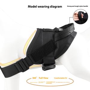 <span class=keywords><strong>K9</strong></span>ペット中型大型犬用ベスト固体ポリエステルトラクションロープ爆発プチング戦術屋外ウォーキングベスト卸売 - Product Image 5