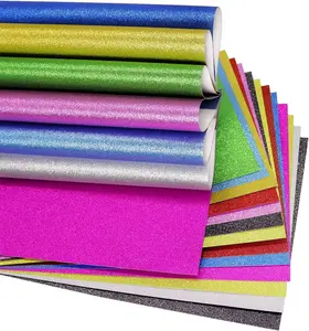 Decorazione del produttore di carta scintillante a colori di cartone all'ingrosso carta glitterata