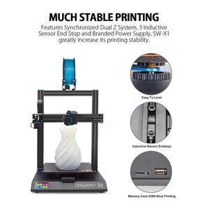 <span class=keywords><strong>Artillery</strong></span> <span class=keywords><strong>Sidewinder</strong></span> <span class=keywords><strong>X1</strong></span> Impresora 3D Botón de reinicio Dual Z Axis Ultra-Quiet Printing Runout Detección y recuperación - Product Image 3