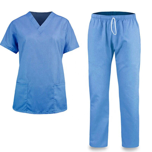 Conjuntos de uniformes médicos OEM con cuello en V de manga corta, traje médico elástico, tops, conjuntos para correr de enfermería, uniformes médicos para enfermera y hospital para mujer - Product Image 6