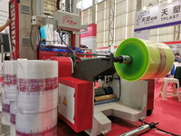 Mini machine d'extrusion de plastique de LDPE de machine de soufflage de film à grande vitesse de Taiwan avec le moteur de qualité traitant le HDPE et le LLDPE