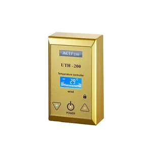 Energy-efficient UTH-200 Saunas Room Thermostat Nonflammable Heating Film Temperature Control Switch Touch Button Thermostat