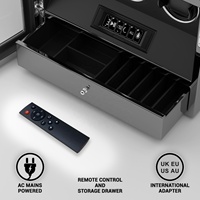 Boîte de rangement pour montres automatique intelligente avec lecteur d'empreintes digitales, coffre-fort de luxe, remontoir de montres avec 3, 6 ou 9 emplacements et compartiment à bijoux
