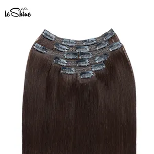 Großhandel Clip On Hair Volle Nagel haut Remy Lace Clip In Haar verlängerung