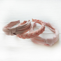 Nouvel Arrivage – Bandeau de Soirée Multifonctionnel en Chiffon Plissé pour Femme, Marque HX, Tressé et Noué, 15 cm, Personnalisable