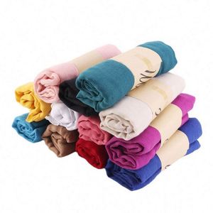 Wholesale Womens Ethnic Polyester Big Flower Turban Beanie Elegant Cap Plain Head <b>Wrap</b> Outdoor <b>Stretch</b> Long Scarf - Product Image 5