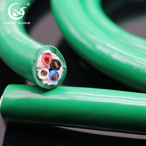 Connecteur de câble de haut-parleur YIVO XSSH Audio <span class=keywords><strong>HIFI</strong></span> <span class=keywords><strong>DIY</strong></span> Hi-end blindé OD 18mm en cuivre pur 4 conducteurs avec gaine PVC pour usage automobile - Product Image 6